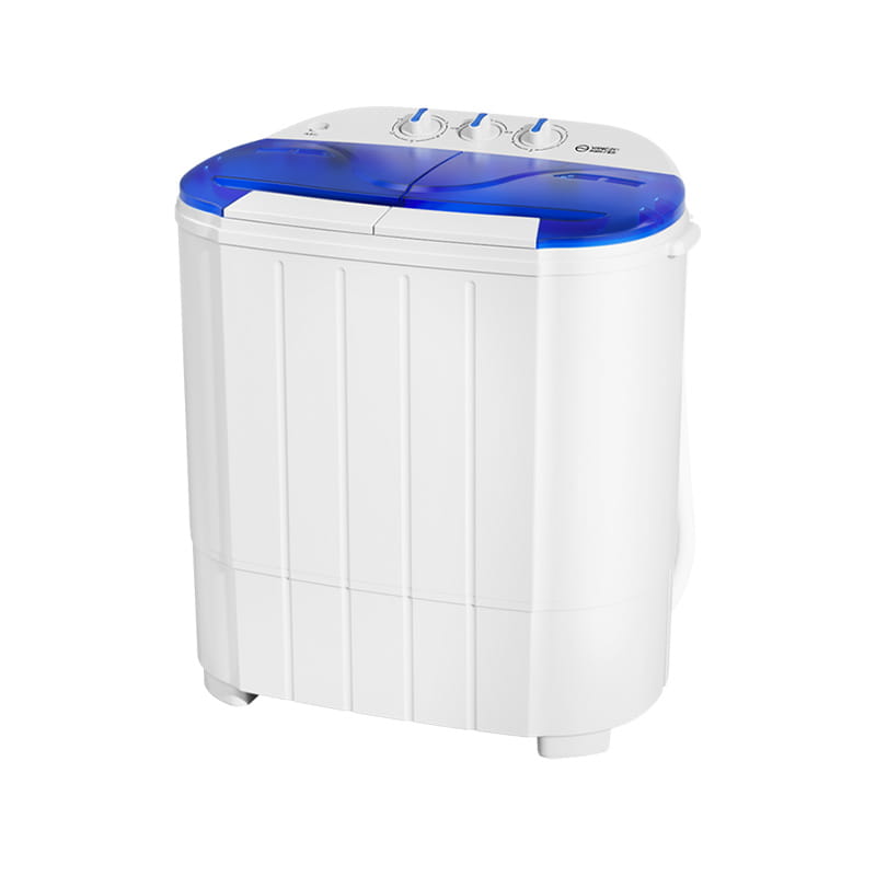 별도의 트윈 욕조 세탁기 세척 및 건조