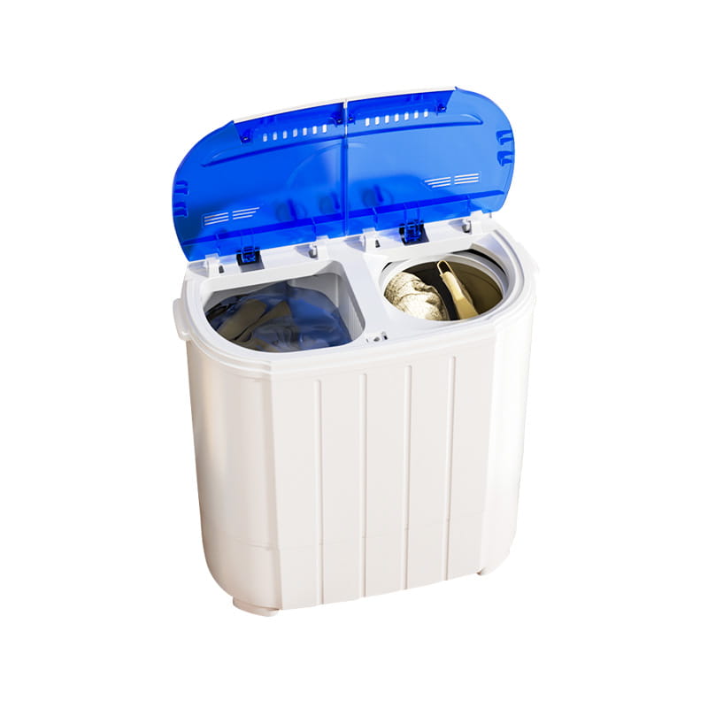 별도의 트윈 욕조 세탁기 세척 및 건조